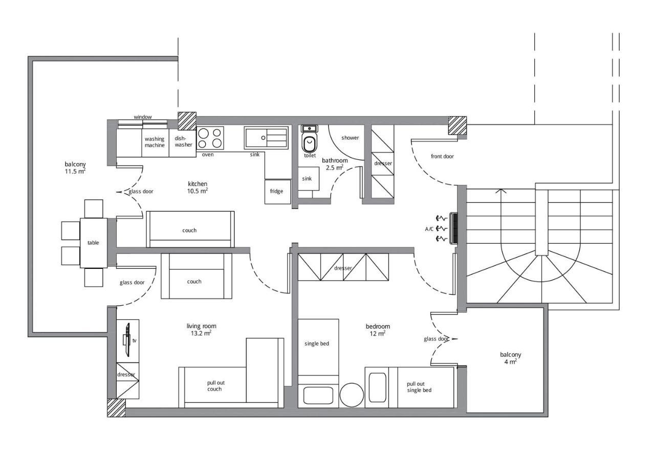 Marina'S Apartment 尼亚·蒙达尼亚 外观 照片